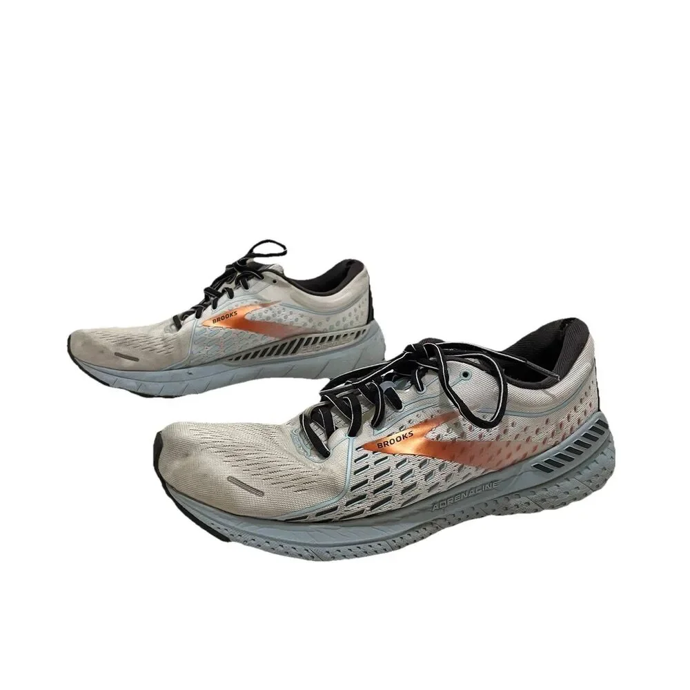 Brooks Adrenaline GTS 21 Women's Running Shoes Size 11 B (Medium) White Blue